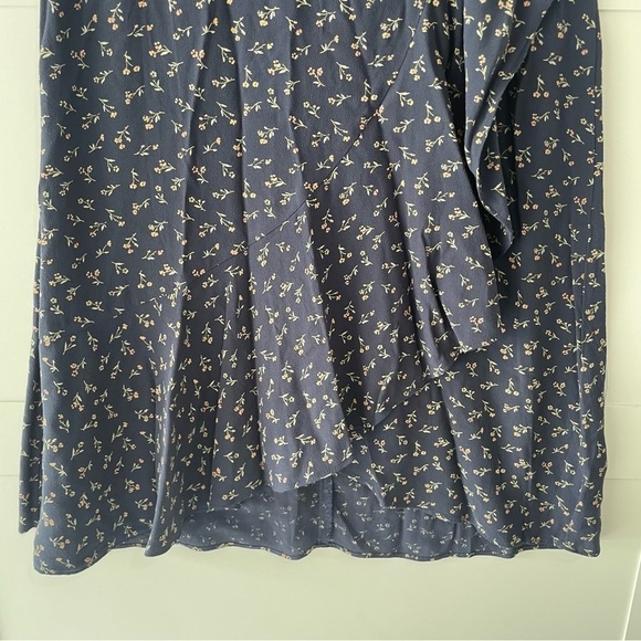 Madewell Ruffle-Wrap Midi Skirt in Spring Fling 15747 - Picture 8 of 12